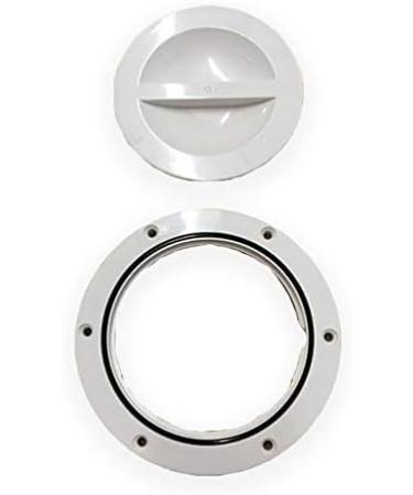 4 Round Access Hatch Cover Deck Plate for RV Marine Boat - White | Automotive Authority LLC - Buy Online on GoSupps.com