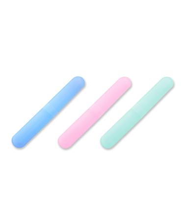 3 Pack Toothbrush Case Portable Toothbrush Case Travel Toothbrush Head Cover Home - Buy Online on GoSupps.com