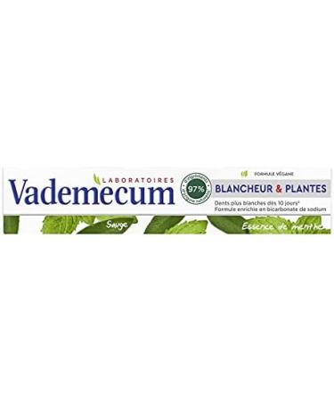VADEMECUM - Toothpaste in Tube Whitening and Plants 75Ml - Pack of 4 - Buy Online on GoSupps.com