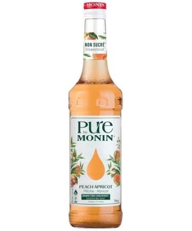 PURE by Monin Peach Apricot For Sugar Free or Low Sweetened Drinks 70cl - Buy Online on GoSupps.com