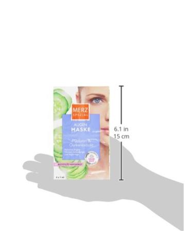 Merz Special Eye Mask with Hyaluronic Acid & Cucumber Extract - Hydrating Treatment (Pack of 3 4x1ml) - Buy Online on GoSupps.com