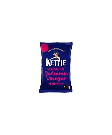 Kettle Crisps 12x80g (Sea Salt & Balsamic Vinegar of Modena)