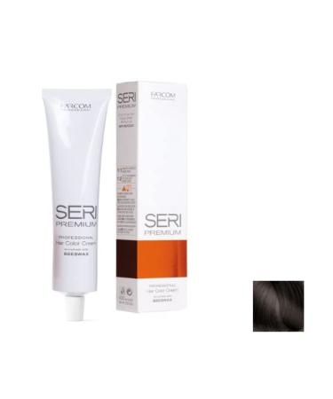 Farcom professional Seri Premium Beeswax Enriched Hair Color Cream (5.1 Light ASH CHESTNUT 100ml)