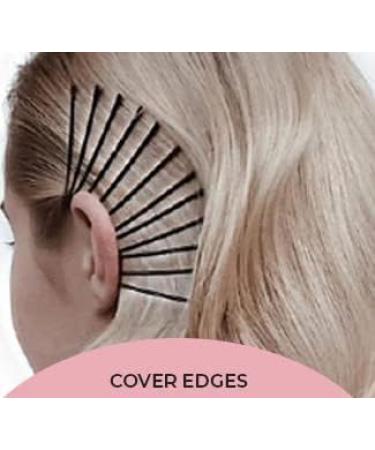 Enselling Hair Grips Pack of 50-5.5cm - Crimped Blonde Bobby Pins for Women Girls and Hairdressing Salons -Perfect for Thick Thin & Curly Hair Styling (Black) - Buy Online on GoSupps.com