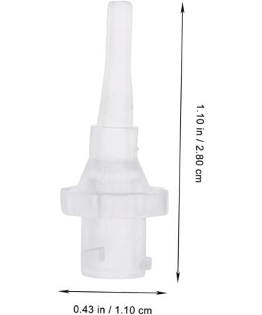 Outanaya 10pcs Ear Cleaning Disposable Tips for Ear Wash Systems Fit Nozzles Sturdy Material for Family Use Care Supply - Buy Online on GoSupps.com