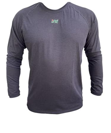 iFR Mens Flame-Resistant Layer 1, Performance, Long Sleeve FR T-Shirt XX-Large Navy