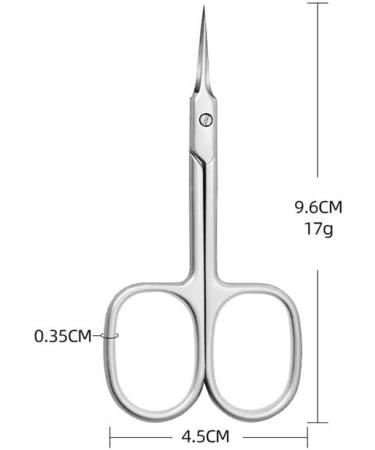 Manicure Tools Stainless Steel Russian Style Front Dead Skin Scissors Professional Dead Skin Removal Dead Skin Scissors Easy to Cut Barbed Scissors Stainless Steel Manicure Trimming Tools (Color : As Titanium color As Shown - Buy Online on GoSupps.com