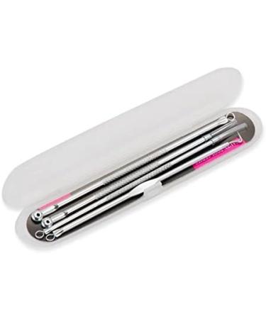 Acne Needle Set - 4 Stainless Steel Blackhead Removal Tools for Spot Extraction & Face Care - Buy Online on GoSupps.com