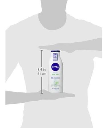 NIVEA Aloe Vera Body Lotion Formula Infusion with Deep Hydrating Serum and Aloe Vera for a Refreshing Sensation 1 x 400 ml - Buy Online on GoSupps.com