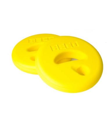 BECO AquaDisc SZ Aqua Training Training Discs Aqua Dumbbells Pair Yellow