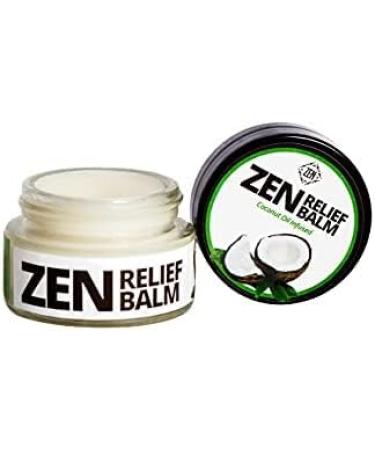 ZEN Relief Balm - 0.7 oz - Coconut Oil, 11 Essential Oils - Relieves Muscle Pain, Spasms, Cramps, Headaches, Backaches - Moisturizing - Buy Online on GoSupps.com