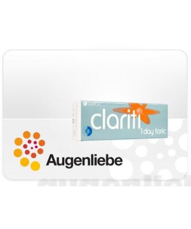 Clariti 1 Day Toric contact lenses daily ring R 8.6 D 14.3 -2.75 diopter cylinder -1.25 axis 160 30 astigmatism - Buy Online on GoSupps.com