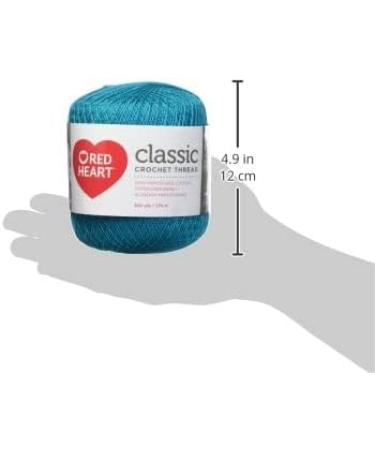 Red Heart Crochet Thread Yarn - 300 Yards - Peacock Color - Buy Online on GoSupps.com