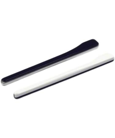 Epasha ironing glasses spare bracket frame glasses broken legs 2 pairs of white and black glasses end tips iron-replacement ear socks pipes for thin metal glasses legs