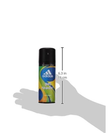 Buy adidas Get Ready Deodorant Body Spray for Men - 5 Ounce | International Shipping Available - Buy Online on GoSupps.com