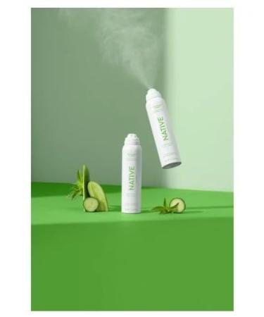 Native Deodorant & Body Spray - Cucumber & Mint Paraben & Aluminum-Free 3.5 oz - Unisex Natural Freshness - Buy Online on GoSupps.com