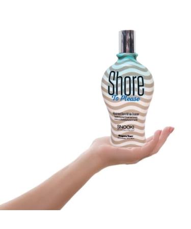 Snooki SHORE TO PLEASE Tanning Bed Lotion - Indoor/Outdoor Tan White DHA Bronzer & Odor Eliminators | 12 oz - Buy Online on GoSupps.com