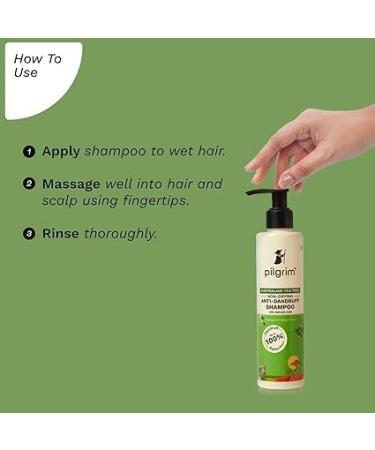 Pilgrim Australian Tea Tree Anti-Dandruff Shampoo 200ml | Non-Drying Soothes Itching & Irritation for Men & Women - Buy Online on GoSupps.com