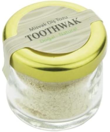 Toothwak 100% Natural Miswak Powder with Minerals for Clean and White Teeth - Pack of 1 - Buy Online on GoSupps.com