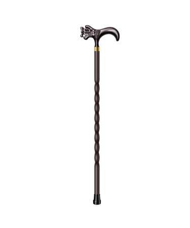 Crutches Wooden Walking Stick Cane Elderly Special Handled Walking Wood Faucet Handrail Wand Anti-Slip Crutch Hiking/Trekking Cane Pole (B) Safehappy