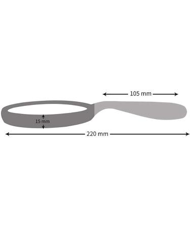 Magnifying Glass 10X Handheld Large Magnifying Glass for Seniors Reading Soldemagnifier/Black Comfortable Anniversary - Buy Online on GoSupps.com