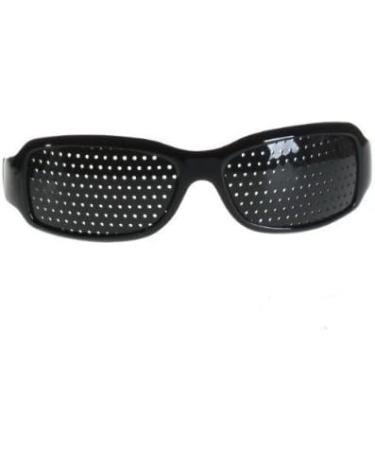 XLKJ Pinhole Glasses for Eye Training - Anti-Fatigue Relaxation Lenses (Black) - Corrective Vision Support - Buy Online on GoSupps.com