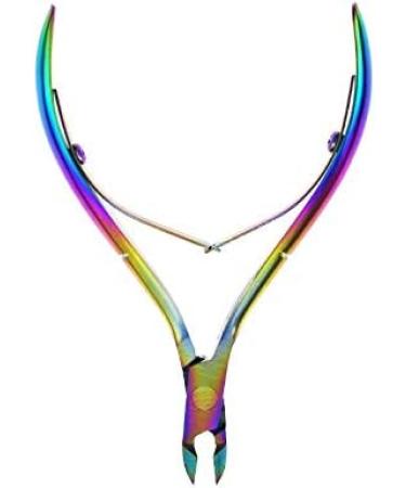 Useful Nail Cuticle Nipper Rainbow Clipper Scissor Dead Skin Remover Manicure Nail Art Tool - (Color: Multi) - Buy Online on GoSupps.com