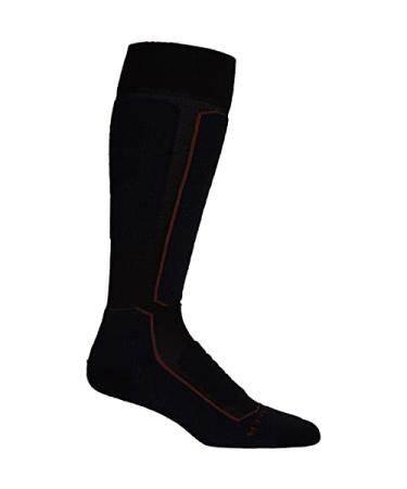 Icebreaker Merino mens Over the Calf Medium Cushion Wool Ski Socks for Men Black X-Large