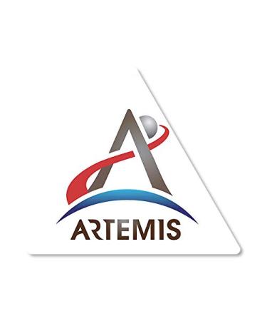 Artemis NASA Space Mission Logo Sticker, Return to The Moon Vinyl, Space Decal for Cars, Trucks, Laptops, and Water Bottles, Made in The USA (3.5 x 4 inch)