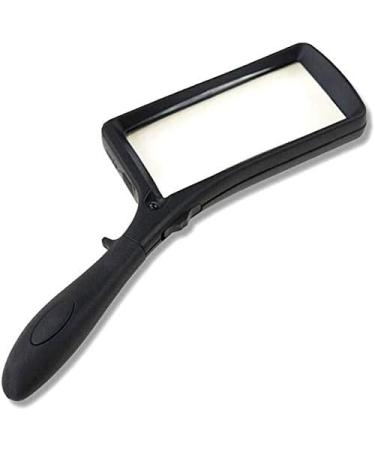 Magnifying Glasses Educational Hobby Magnifiers Handheld Rectangular Magnifying Glass with Led Light Reading Aids Magnifiers Comfortable Anniversary - Buy Online on GoSupps.com