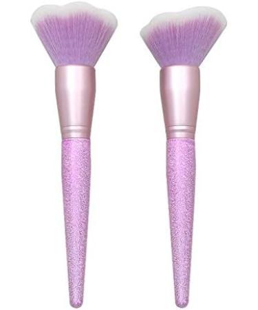 Guvkeug Cute Makeup Brushes Transparent Handle Powder Foundation Brush Cosmetic Blush Brushes for Girl Gift 5 - Buy Online on GoSupps.com