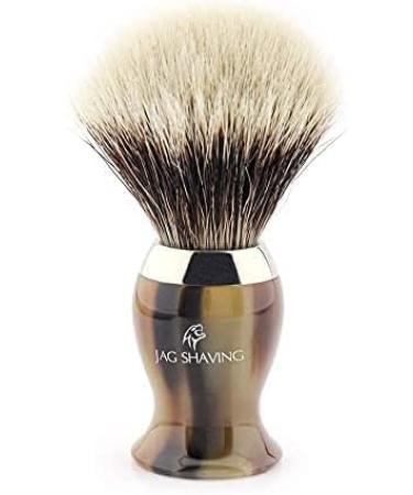Jag Shaving 5-Edge Shaving Set | Silver Tip Brush Bowl & Stand Premium International Shipping - Buy Online on GoSupps.com