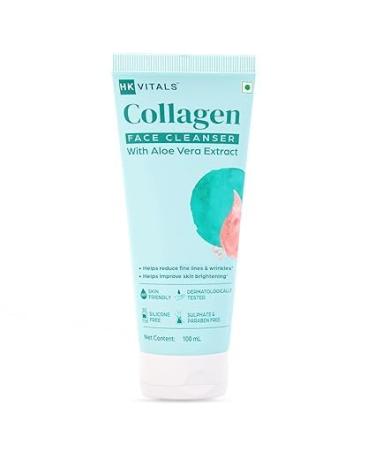 Face Cleanser with Aloe Vera Extract Reduces Fine Lines Wrinkles & Skin Dullness All Skin Types 100 ml