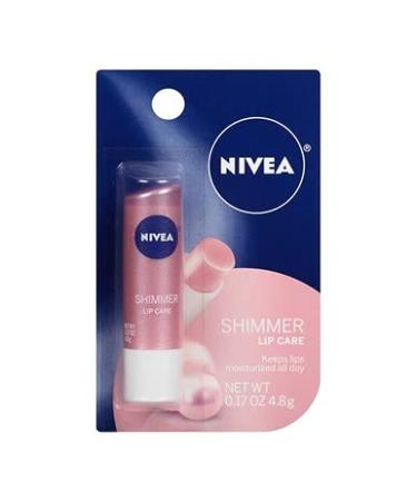 NIVEA Shimmer Radiant Lip Care 0.17 oz - Pack of 4 | Moisturizing Lip Balm - Buy Online on GoSupps.com