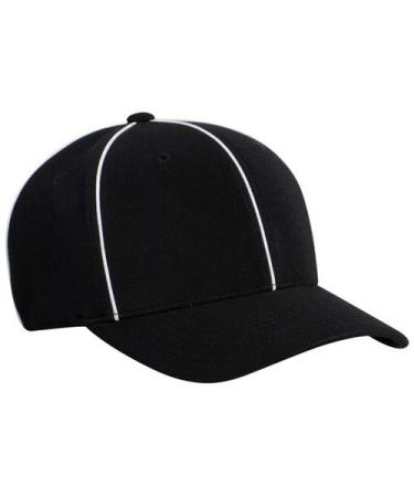 Smitty | HT-100 | Official Referee Hat | Soccer Lacrosse Large (7 5/8 - 8) Black