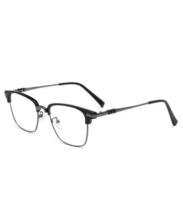 Zhuyiqz classic anti-UV reading glasses new computer reading glasses anti-blue light glasses flat light mirror for women/men (color: C3 size: +200) +200 C3