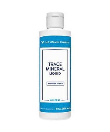 The Vitamin Shoppe Trace Mineral Liquid Balance Spectrum Source of Low Sodium Ionic Trace Minerals Electrolytes Supports Energy (8 Fluid Ounces Liquid)