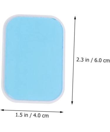 Minkissy 60 STK Belly Trainer Gel Pads - Abdominal Stimulators & Hip Trainer Gel Pads | Fitness Equipment Replacement 6cm ABS Stickers - Buy Online on GoSupps.com