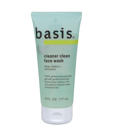 Basis cleaner clean face wash 6 fl oz (177 ml) Aloe Vera 6 Fl Oz (Pack of 1)