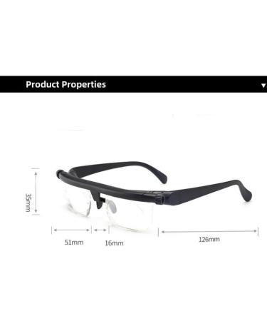 Upgrade Deefocus Adjustable Glasses | Flex Focal Vision Eyewear for Near & Far Sight | Eliminate Reading Glasses | Perfect for Men & Seniors - Buy Online on GoSupps.com