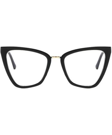 Parwana Mode Oversized Cat Eyes Reading Glasses for Women - Trendy Anti-Glare & Blue Light Blocking - Black +100 - Buy Online on GoSupps.com