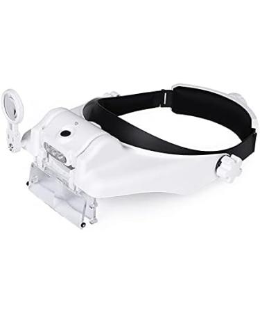Magnifying Headband Magnifier Eyewear Lamp LED Illuminated Loupe Magnifier Magnifying Glasses 1.5X 2X 5X Lens Magnifying Glass Read Repai Good Times - Buy Online on GoSupps.com