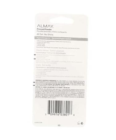 Almay Pressed Powder All Set No Shine - My Best Light 100 | Long-Lasting Shine Control | 0.20 oz - Shop Internationally - Buy Online on GoSupps.com