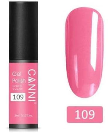 Gel Nail Polish UV CANNI 5ml Mini Set of 4 Bold Colours - Soak Off Base Top Colour Coat Manicure Acrylic Gifts Women Nails Set 3 - Buy Online on GoSupps.com