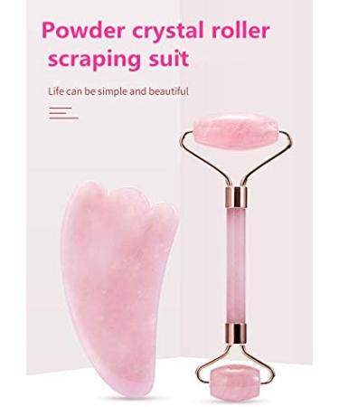 Angzhili Jade Roller and Gua Sha Board Face Massager Kit Natural Anti-Aging Face Massager Roller Skin Care Tools Scraping Facial Roller Massager for Wrinkles Skin Tightening Puffy Eye and Neck - Buy Online on GoSupps.com