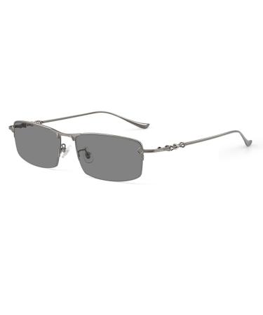 Riccie varifocal reading glasses men from pure titanium with multifocal photochrome glasses 1.56 sunglasses with aspherical resin glasses/UV400 diopters +1.0 to +3.0.01 +1.5