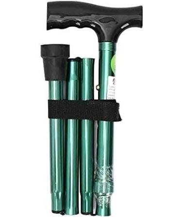 Cane Elderly Folding Walking Stick Lightweight Portable Aluminum Height Adjustable Walking Aid Crutches for Elderly Old Man Man Woman Male Female Disabled Inj Made in China Run forward