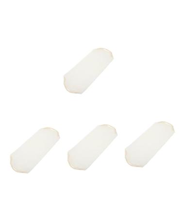 FRCOLOR 4pcs Back Rub Bath Towel Back Scrubber for Shower Long Body Scrub Sponge Exfoliating Sponge Pad Long Bath Sponges Bath Washs Scrub Cloth Exfoliating Back Scrubber Back Towel Nylon 46.00X21.00X0.20CMx4pcs Beigex4pcs