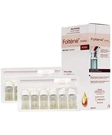 Foltene Hair and Scalp Treatment for Women - Promotes Thicker, Stronger, Healthy Hair - 12 Single-dose Bottles - Buy Online on GoSupps.com