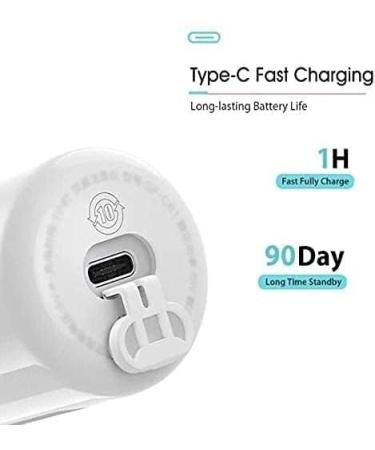 Corsehild Facial Brush Water-Resistant Facial Cleansing Spin Brush Set 3 Exfoliating Brush Heads - Gentle Exfoliating and Massaging Electric Face Cleansing USB Charging (Color : White) - Buy Online on GoSupps.com